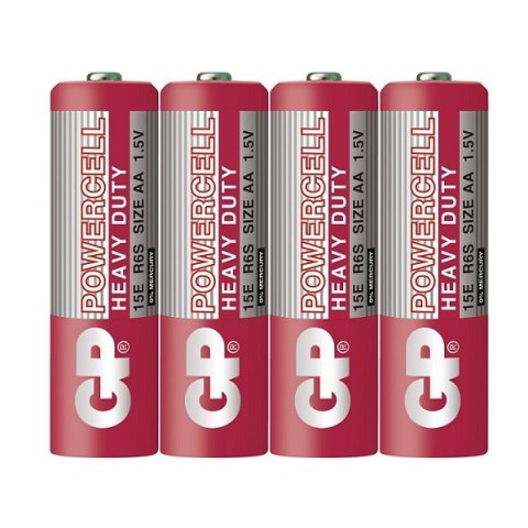 BATERIA POWERCELL 1.5V R6 4 SZTUKI GP BATTERY BATERIA POWERCELL 1.5V R6 4 SZTUKI GP BATTERY