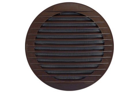 KRATKA OKRĄGŁA Z SIATKĄ 150MM BRĄZOWA DOSPEL KRATKA OKRĄGŁA Z SIATKĄ 150MM BRĄZOWA DOSPEL