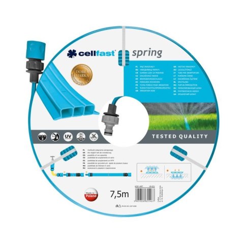 WĄŻ ZRASZAJĄCY SPRING 7.5M N CELL-FAST WĄŻ ZRASZAJĄCY SPRING 7.5M N CELL-FAST