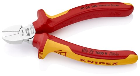 SZCZYPCE TNĄCE BOCZNE IZOLOWANE 140MM SZCZYPCE TNĄCE BOCZNE IZOLOWANE 140MM