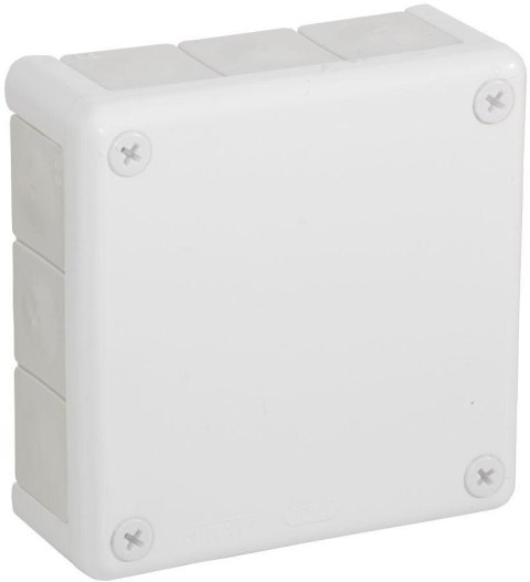 Puszka natynkowa pusta 12 wlotów VIPLAST VP-51 BIAŁA IP55 118x118x46mm 051-01 Puszka natynkowa pusta 12 wlotów VIPLAST VP-51 BIAŁA IP55 118x118x46mm 051-01
