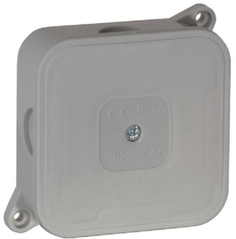 Puszka natynkowa pusta 4 wloty VIPLAST VP-2 SZARA IP44 85x85x35mm 027-03 Puszka natynkowa pusta 4 wloty VIPLAST VP-2 SZARA IP44 85x85x35mm 027-03