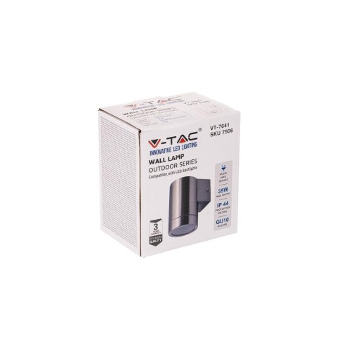 Kinkiet Ogrodowy V-TAC GU10 Kwasówka W Dół IP44 VT-7641