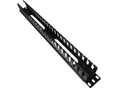 Organizator kabli 1U 19" z pokrywą maskującą ALANTEC Organizator kabli 1U 19" z pokrywą maskującą ALANTEC