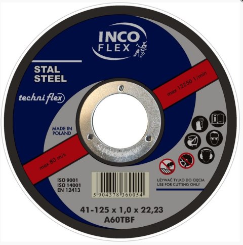 TARCZA PŁASKA T1A 350*2.8*25.4 A30RBF TECHNIFLEX TARCZA PŁASKA T1A 350*2.8*25.4 A30RBF TECHNIFLEX