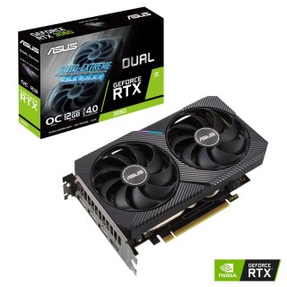 Karta graf. ASUS Dual GeForce RTX 3060 V2 OC Ed 12G (WYPRZEDAŻ)