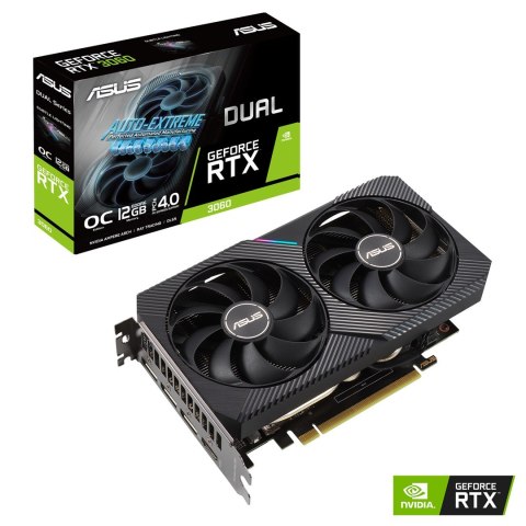 Karta graf. ASUS Dual GeForce RTX 3060 V2 OC Ed 12G (WYPRZEDAŻ)