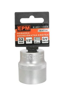 NASADKA KRÓTKA 1/2'' 6-KĄTNA SATIN 14MM EPM