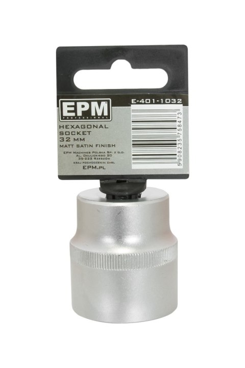 NASADKA KRÓTKA 1/2'' 6-KĄTNA SATIN 14MM EPM NASADKA KRÓTKA 1/2'' 6-KĄTNA SATIN 14MM EPM