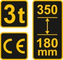 PODNOŚNIK HYDRAULICZNY SŁUPKOWY 3T VOREL