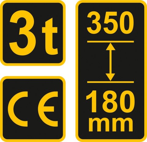 PODNOŚNIK HYDRAULICZNY SŁUPKOWY 3T VOREL PODNOŚNIK HYDRAULICZNY SŁUPKOWY 3T VOREL