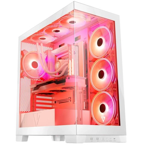 MODECOM OBUDOWA VOLCNO SPACE APEX ARGB MIDI WHITE MODECOM OBUDOWA VOLCNO SPACE APEX ARGB MIDI WHITE