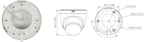 KAMERA IP IPC-HDW1339DA-SAW-IL-0280B Wi-Fi, - 3 Mpx 2.8 mm DAHUA