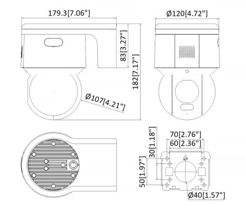 KAMERA IP OBROTOWA ZEWNĘTRZNA DS-2DE3A400BW-DE/W(F1)(T5)/PL AcuSense - 4 Mpx 4 mm Hikvision KAMERA IP OBROTOWA ZEWNĘTRZNA DS-2DE3A400BW-DE/W(F1)(T5)/PL AcuSense - 4 Mpx 4 mm Hikvision