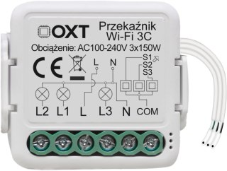 Moduł OXT mini przekaźnik 3 obwody WiFi TUYA