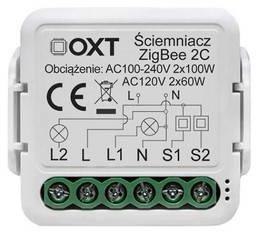 Moduł OXT mini ściemniacz 2 obwody ZigBee TUYA