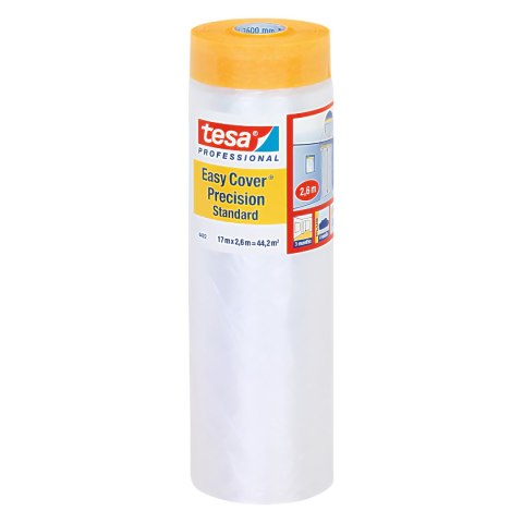 FOLIA OCHRONNA Z TAŚMĄ EASY-COVER-PRECISION/STANDARD/17X2600 TESA FOLIA OCHRONNA Z TAŚMĄ EASY-COVER-PRECISION/STANDARD/17X2600 TESA