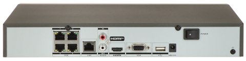 REJESTRATOR IP DS-7604NXI-K1/4P(D)/PL 4 KANAŁY, 4 PoE AcuSense Hikvision