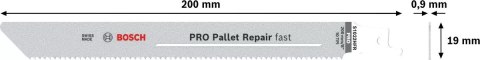 BRZESZCZOT PRO PALLET REPAIR S1022HFR 0.9*19*200MM 100 SZT.
