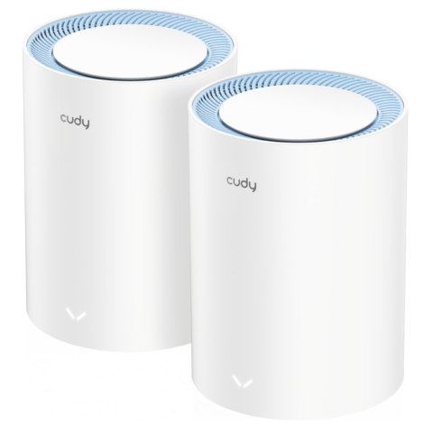 DOMOWY SYSTEM WI-FI MESH M1200(2-PACK) 2.4 GHz, 5 GHz, 300 Mb/s + 867 Mb/s CUDY DOMOWY SYSTEM WI-FI MESH M1200(2-PACK) 2.4 GHz, 5 GHz, 300 Mb/s + 867 Mb/s CUDY