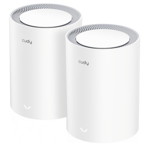 DOMOWY SYSTEM WI-FI MESH M3000(2-PACK) Wi-Fi 6 2.4 GHz, 5 GHz, 574 Mb/s + 2402 Mb/s CUDY DOMOWY SYSTEM WI-FI MESH M3000(2-PACK) Wi-Fi 6 2.4 GHz, 5 GHz, 574 Mb/s + 2402 Mb/s CUDY