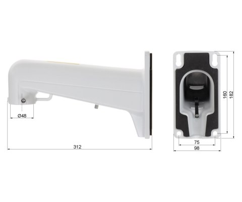 KAMERA IP SZYBKOOBROTOWA DS-2DE7A232IW-AEB(T5)/PL AcuSense - 1080p 4.8 ... 153 mm Hikvision