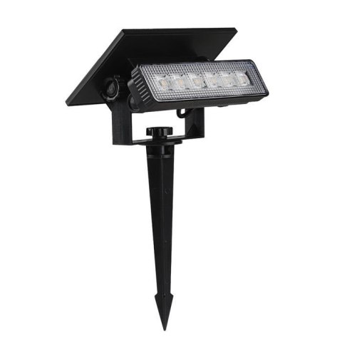 Oprawa Ogrodowa 2w1 Wbijana Ścienna LED V-TAC Solarna 0,9W IP65 VT-41009 3000K 80lm 3 Lata Gwarancji