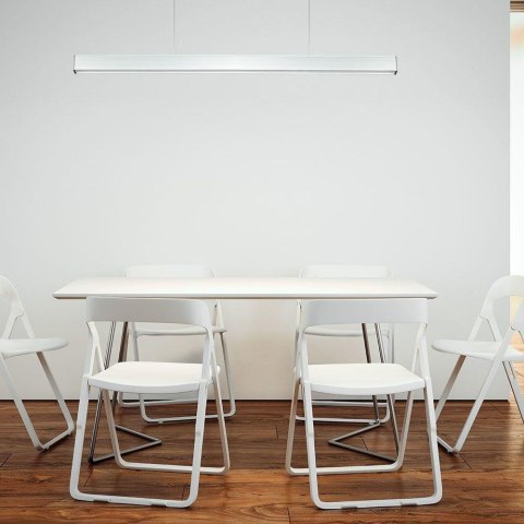 Oprawa V-TAC LED Linear SAMSUNG CHIP 40W Natynk/Zwieszana Do łączenia Srebrna 0-10V 120cm VT-7-43 4000K 3590lm 5 Lat Gwarancji