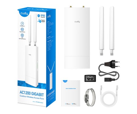 PUNKT DOSTĘPOWY AP1300 OUTDOOR Wi-Fi 5 CUDY PUNKT DOSTĘPOWY AP1300 OUTDOOR Wi-Fi 5 CUDY