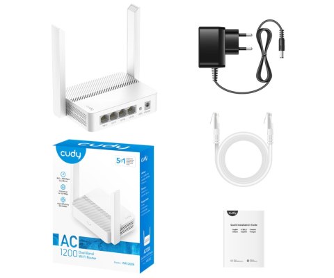 ROUTER Wi-Fi WR1200E 2.4 GHz, 5 GHz CUDY ROUTER Wi-Fi WR1200E 2.4 GHz, 5 GHz CUDY