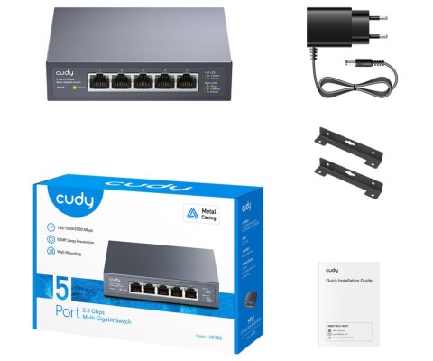SWITCH HS105 5-PORTOWY CUDY SWITCH HS105 5-PORTOWY CUDY