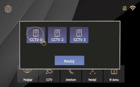 Wideodomofon REVIZOOM RM-T203HD BLACK/RC-212HD-CK1 Wideodomofon REVIZOOM RM-T203HD BLACK/RC-212HD-CK1
