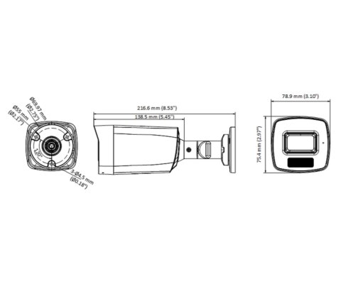KAMERA AHD, HD-CVI, HD-TVI, PAL DS-2CE17D0T-LFS(2.8MM) Smart Hybrid Light - 1080p Hikvision KAMERA AHD, HD-CVI, HD-TVI, PAL DS-2CE17D0T-LFS(2.8MM) Smart Hybrid Light - 1080p Hikvision