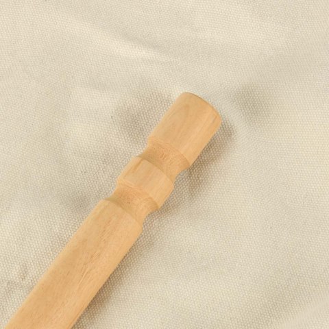 Krzesło brazylijskie z podnóżkiem leżak wiszący huśtawka 130cm beż Krzesło brazylijskie z podnóżkiem leżak wiszący huśtawka 130cm beż