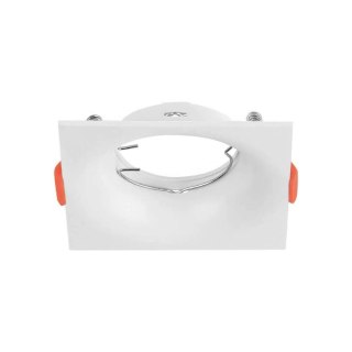 Oczko V-TAC GU10 Wpuszczane Kwadrat Białe VT-921-W 3 Lata Gwarancji