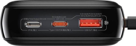 Powerbank Baseus Qpow Digital Display PPQD060201 20000mAh 20W PD QC USB-A USB-C + KABEL Lightning Powerbank Baseus Qpow Digital Display PPQD060201 20000mAh 20W PD QC USB-A USB-C + KABEL Lightning