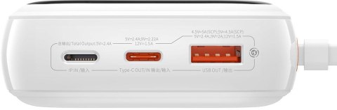 Powerbank Baseus Qpow Digital Display PPQD060302 20000mAh 22,5W PD QC USB-A USB-C + KABEL USB-C Powerbank Baseus Qpow Digital Display PPQD060302 20000mAh 22,5W PD QC USB-A USB-C + KABEL USB-C