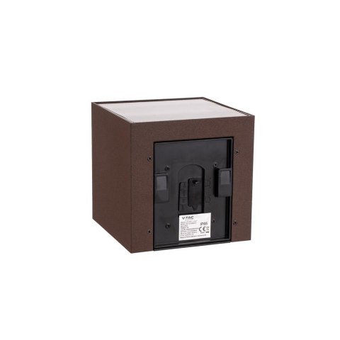 Oprawa Ścienna Solarna V-TAC 9W LED COB Brąz Corten Kostka 15x15cm IP65 Czujnik Ruchu VT-409CCT 3000K-4000K-5000K 800lm Oprawa Ścienna Solarna V-TAC 9W LED COB Brąz Corten Kostka 15x15cm IP65 Czujnik Ruchu VT-409CCT 3000K-4000K-5000K 800lm