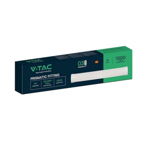 Oprawa V-TAC 10W LED Liniowa Natynkowa 30cm VT-8310 3000K 1000lm 3 Lata Gwarancji