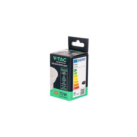 Żarówka LED V-TAC GU10 10W 100st VT-271 4000K 1000lm Żarówka LED V-TAC GU10 10W 100st VT-271 4000K 1000lm
