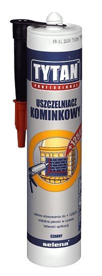 USZCZELNIACZ KOMINKOWY 280ML 1500C CZARNY