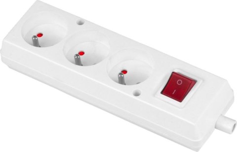 GNIAZDO POTRÓJNE + WYŁĄCZNIK 16A 250V ROZBIERALNE Z/U BIAŁE VOLTEO GNIAZDO POTRÓJNE + WYŁĄCZNIK 16A 250V ROZBIERALNE Z/U BIAŁE VOLTEO