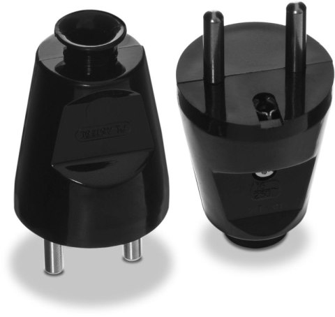 WTYCZKA PROSTA ROZBIERALNA 2P+Z, 16A, 250V CZARNA VOLTEO WTYCZKA PROSTA ROZBIERALNA 2P+Z, 16A, 250V CZARNA VOLTEO