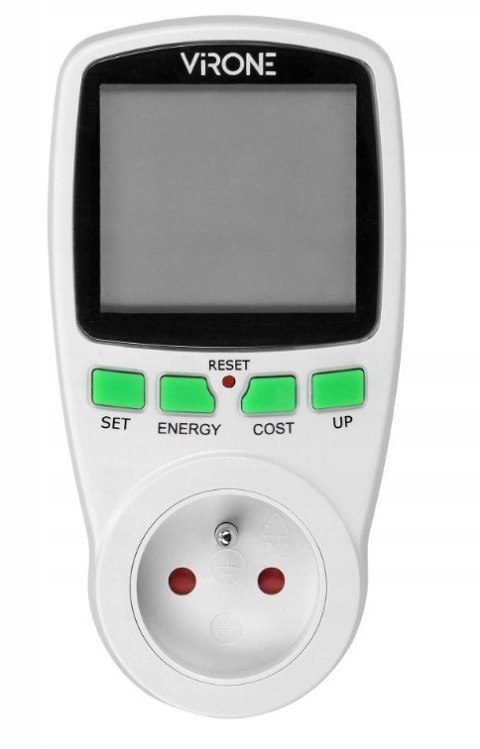 JEDNOTARYFOWY WATOMIERZ Z WYŚWIETLACZEM LCD I AKUMULATOREM VIRONE JEDNOTARYFOWY WATOMIERZ Z WYŚWIETLACZEM LCD I AKUMULATOREM VIRONE