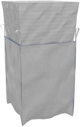 WOREK BIG-BAG 90*90*160 CM BIAŁY, OTWARTY Z KOŁNIERZEM MC GARDEN