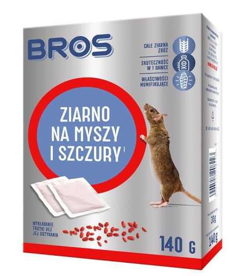 ZIARNO NA MYSZY I SZCZURY 140G BROS ZIARNO NA MYSZY I SZCZURY 140G BROS
