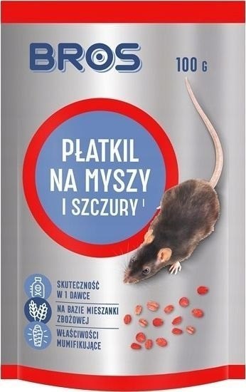 PŁATKIL NA MYSZY I SZCZURY 100G BROS PŁATKIL NA MYSZY I SZCZURY 100G BROS