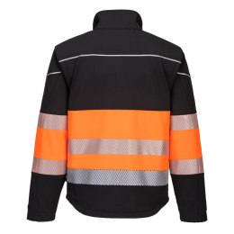 KURTKA OSTRZEGAWCZA SOFTSHELL PW375BKO ROZMIAR XL PORTWEST