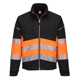 KURTKA OSTRZEGAWCZA SOFTSHELL PW375BKO ROZMIAR XXL PORTWEST