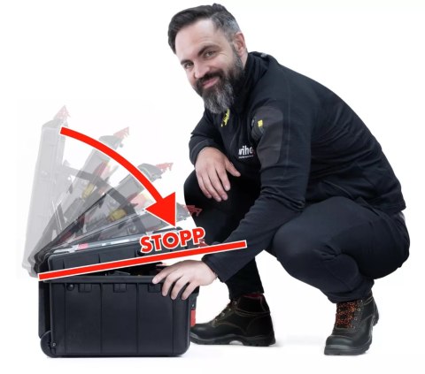 WALIZKA NARZĘDZIOWA DLA ELEKTRYKÓW XL 2 TROLLEY 60CZ. WALIZKA NARZĘDZIOWA DLA ELEKTRYKÓW XL 2 TROLLEY 60CZ.